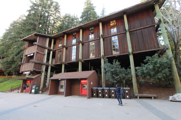 Image of the UCSC Student Union Building located in the Quarry